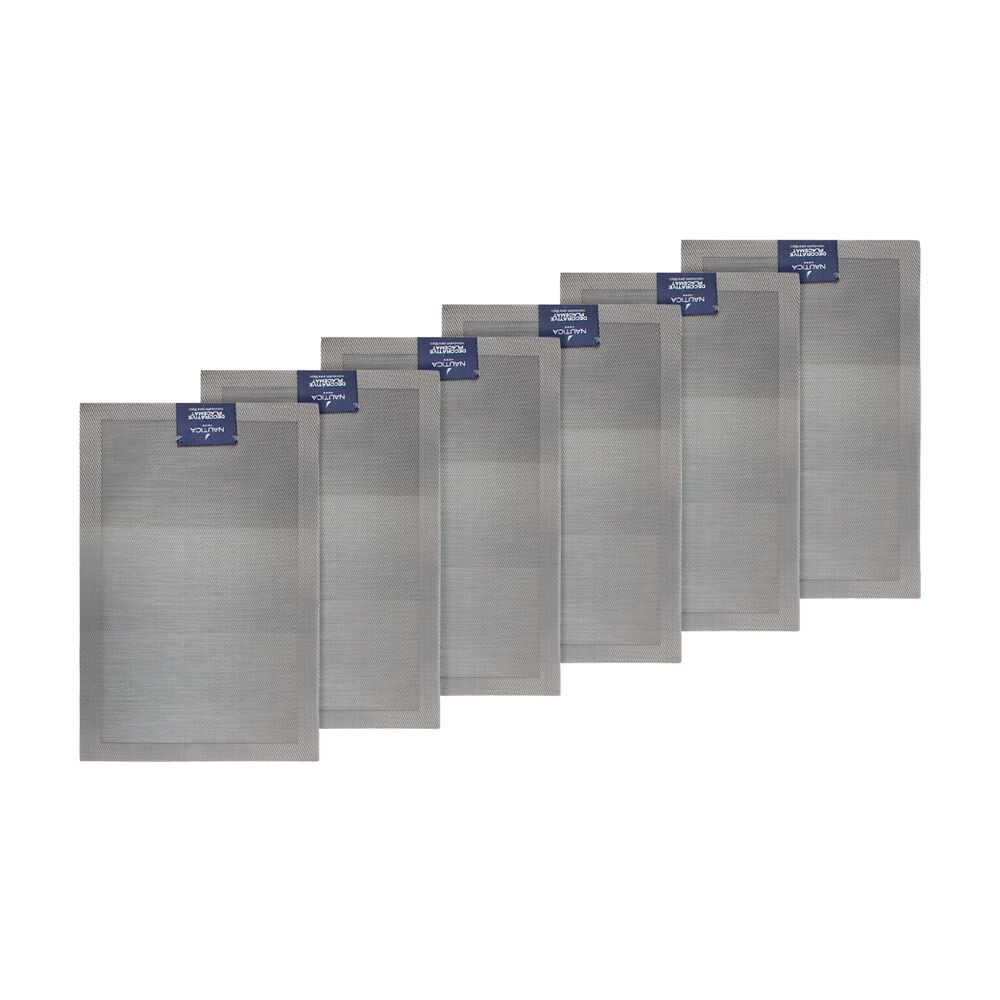 Pack 6 Individuales De Mesa Nautica Home 45x30cm Degrade Gris image number 3.0