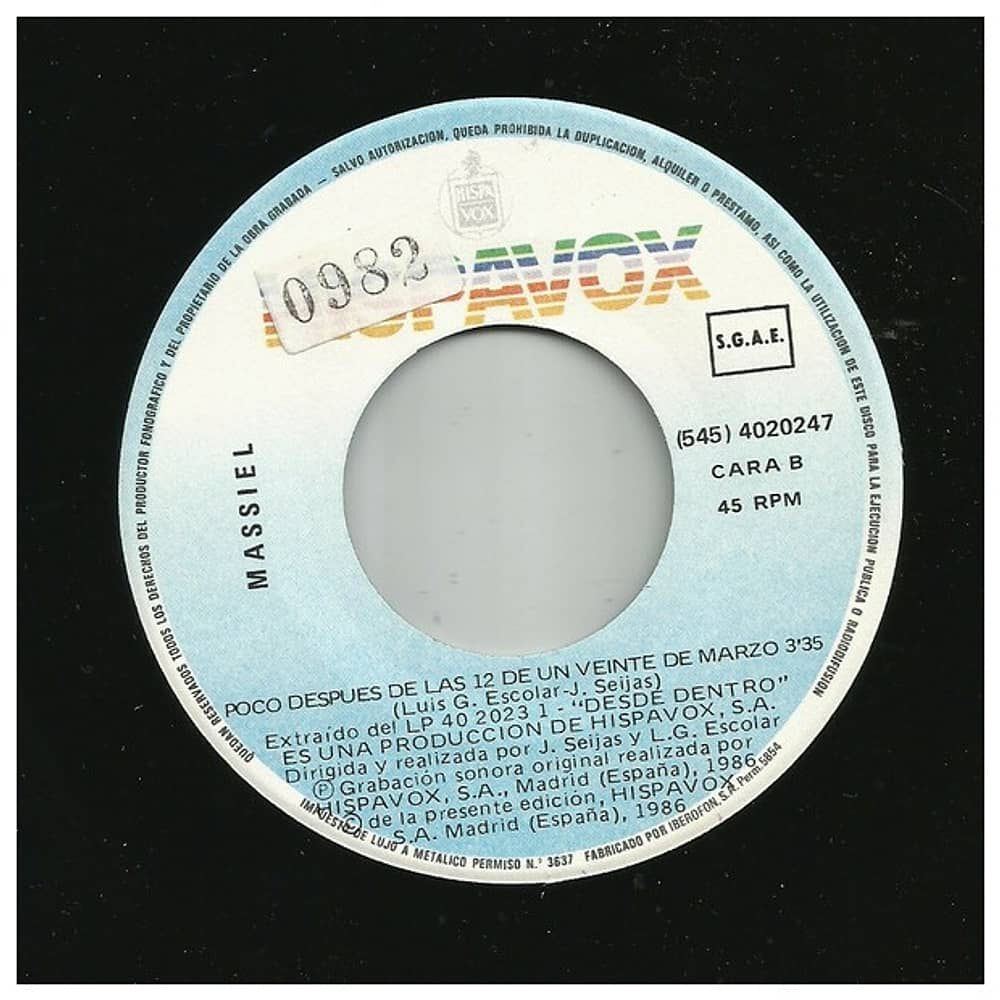 Massiel - Todo Lo Que Cambie Por Ti | 7" Single Vinilo Usado image number 3.0