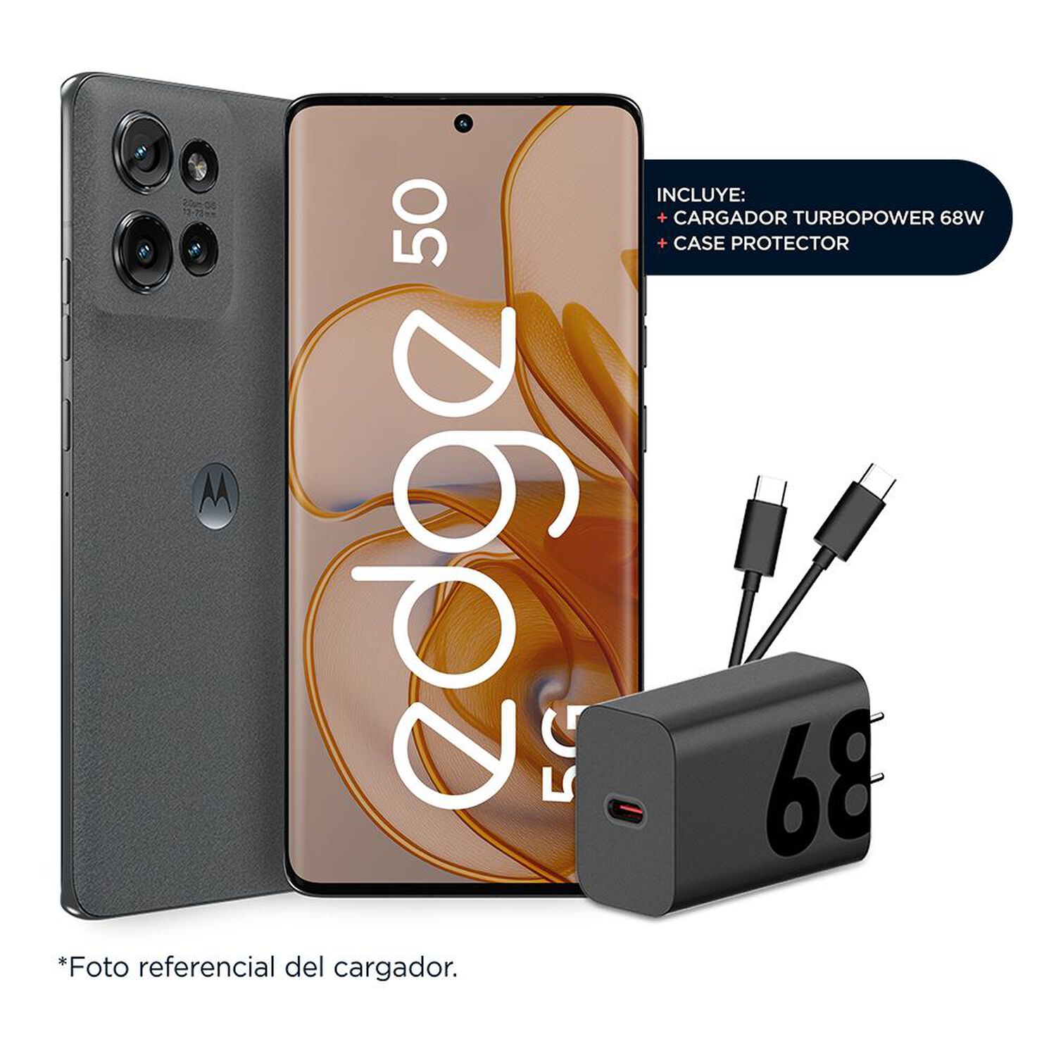 Smartphone Motorola Edge 50 / 5G / 256 GB / Gray / Liberado image number 2.0