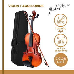 Violin 4/4 Acustico Ibrah Music Estuche Y Arco + Accesorios Violin 4/4 Acustico Ibrah Music Estuche Y Arco + Accesorios