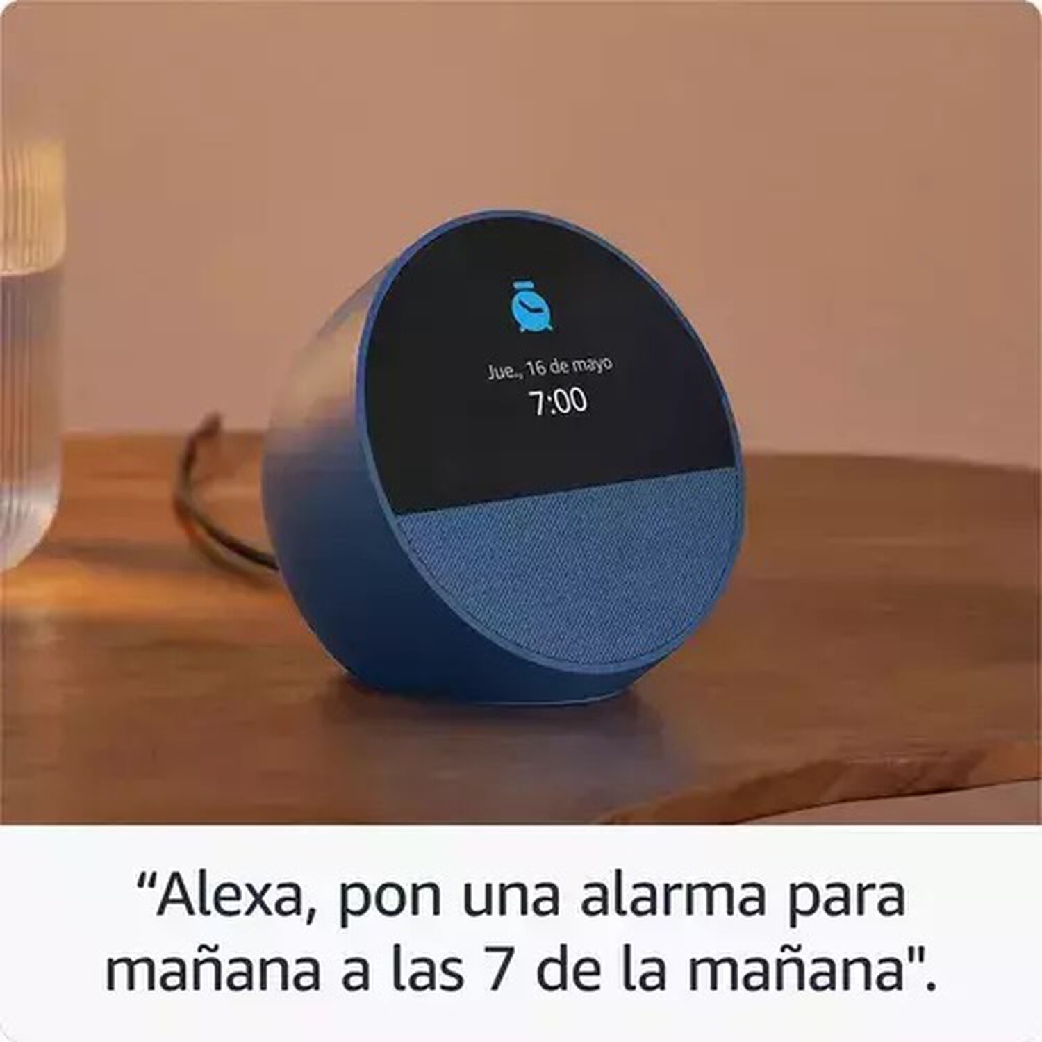 Amazon Echo Spot Despertador Inteligente Con Sonido Y Alexa - Color Azul image number 2.0