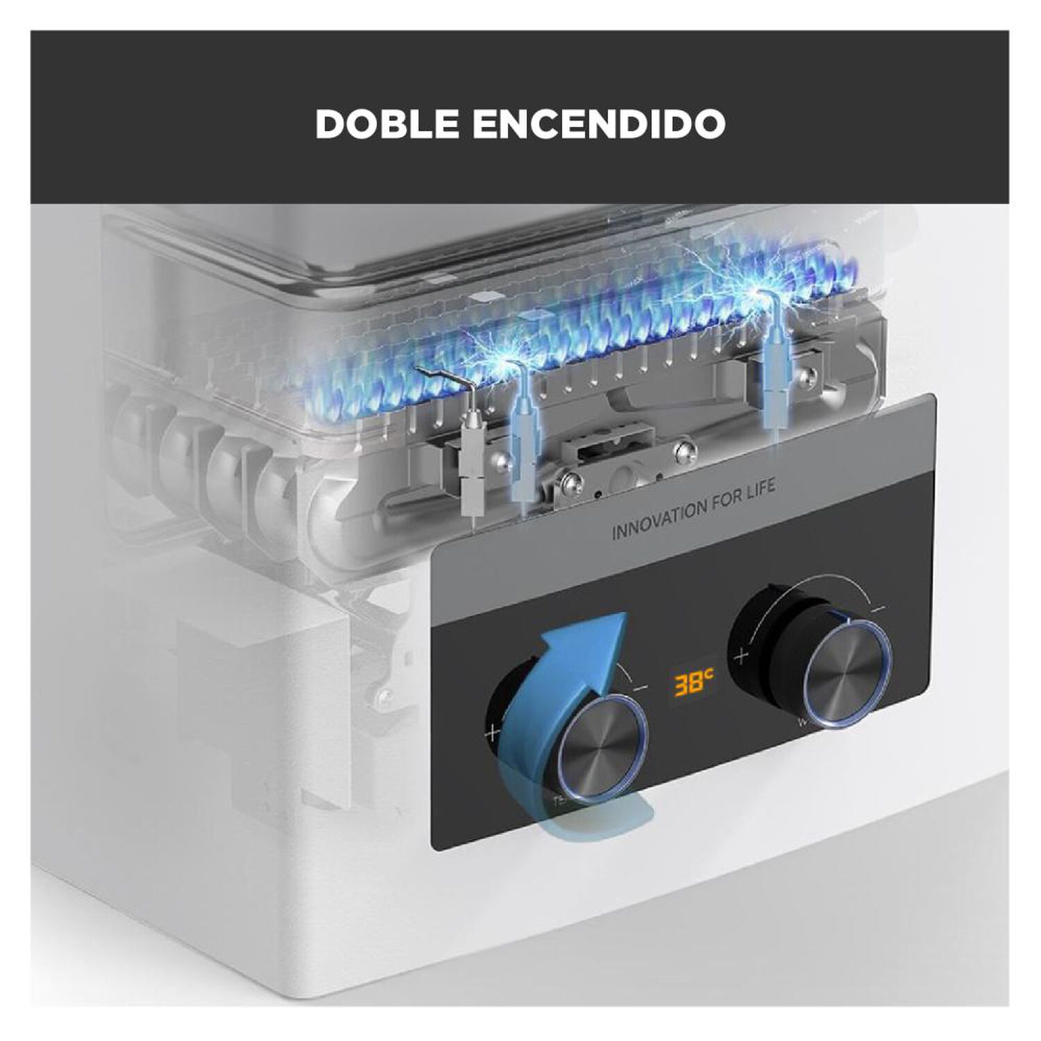 Calefont Midea MGWH7-14MDNCLW-GL / Gas Licuado / 7 Litros image number 4.0