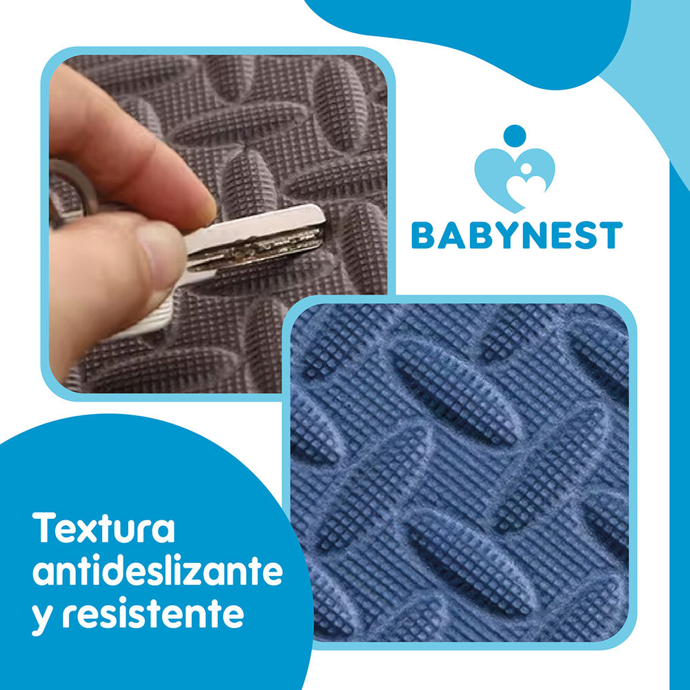 Piso De Goma Eva Bebé Alfombra Babynest 10mm 60x60cm Set X8 Nyb image number 6.0