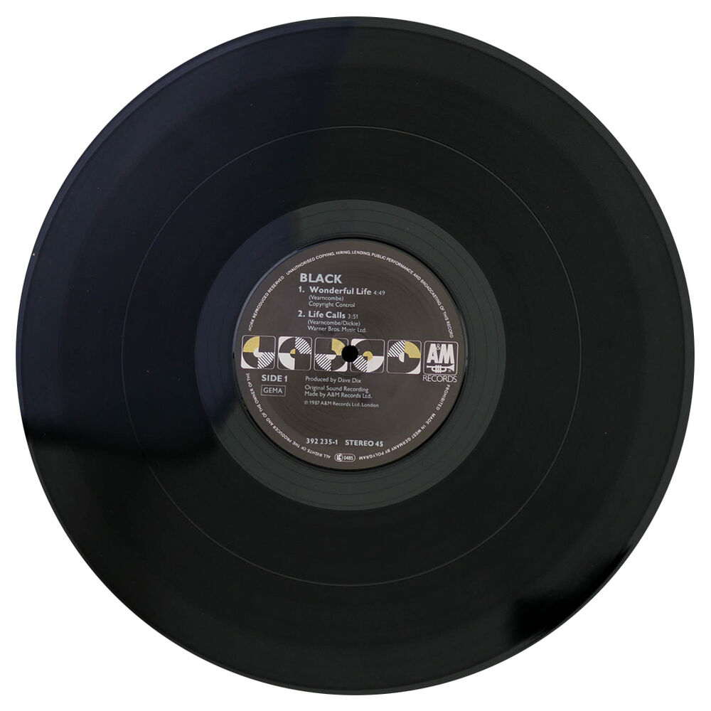 Black - Wonderful Life | 12" Maxi Single Usado image number 2.0