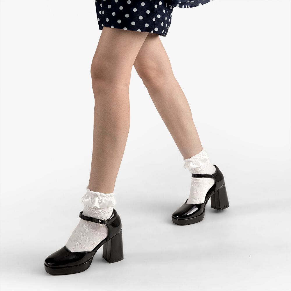 Zapato Mary Jane Tacones Elegante Charol Mujer Weide Yl85 image number 1.0