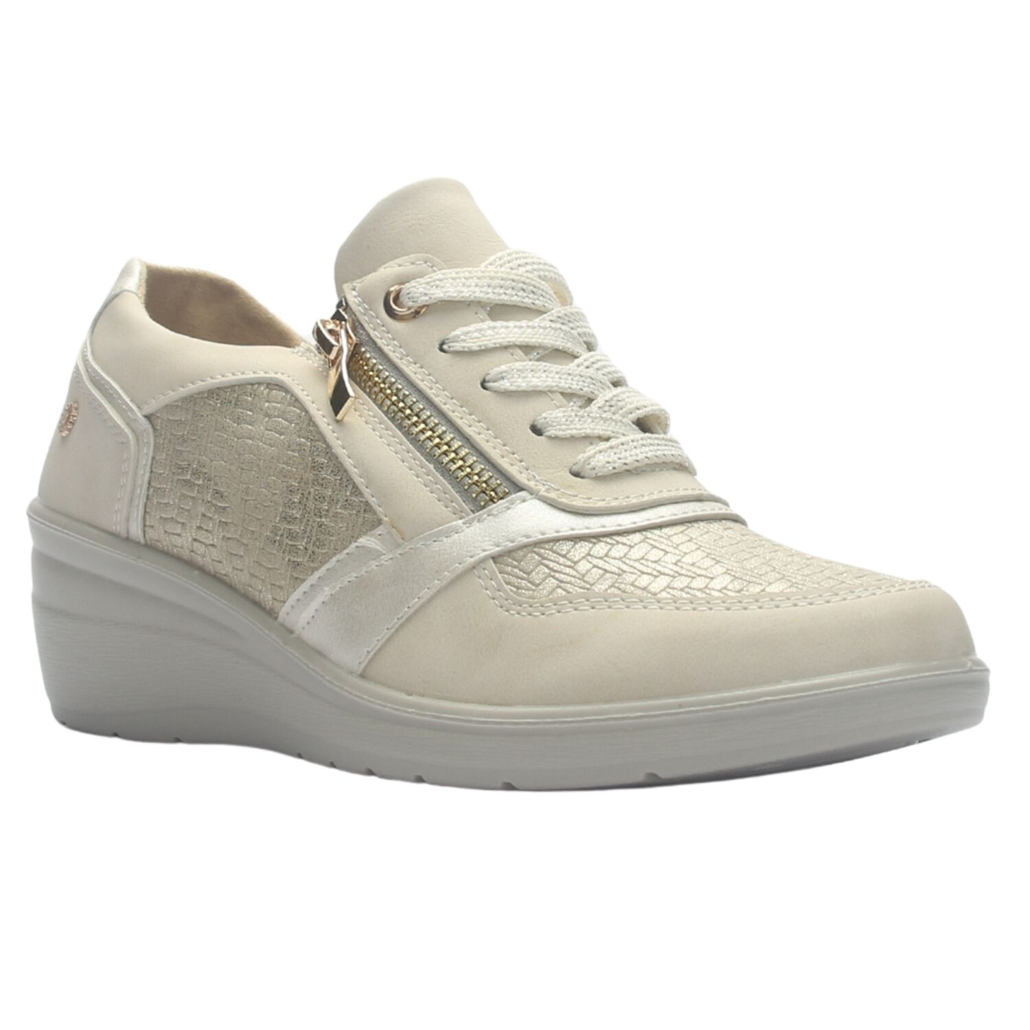 Zapatilla Mujer Chalada Deza-4 Beige Urbano image number 2.0