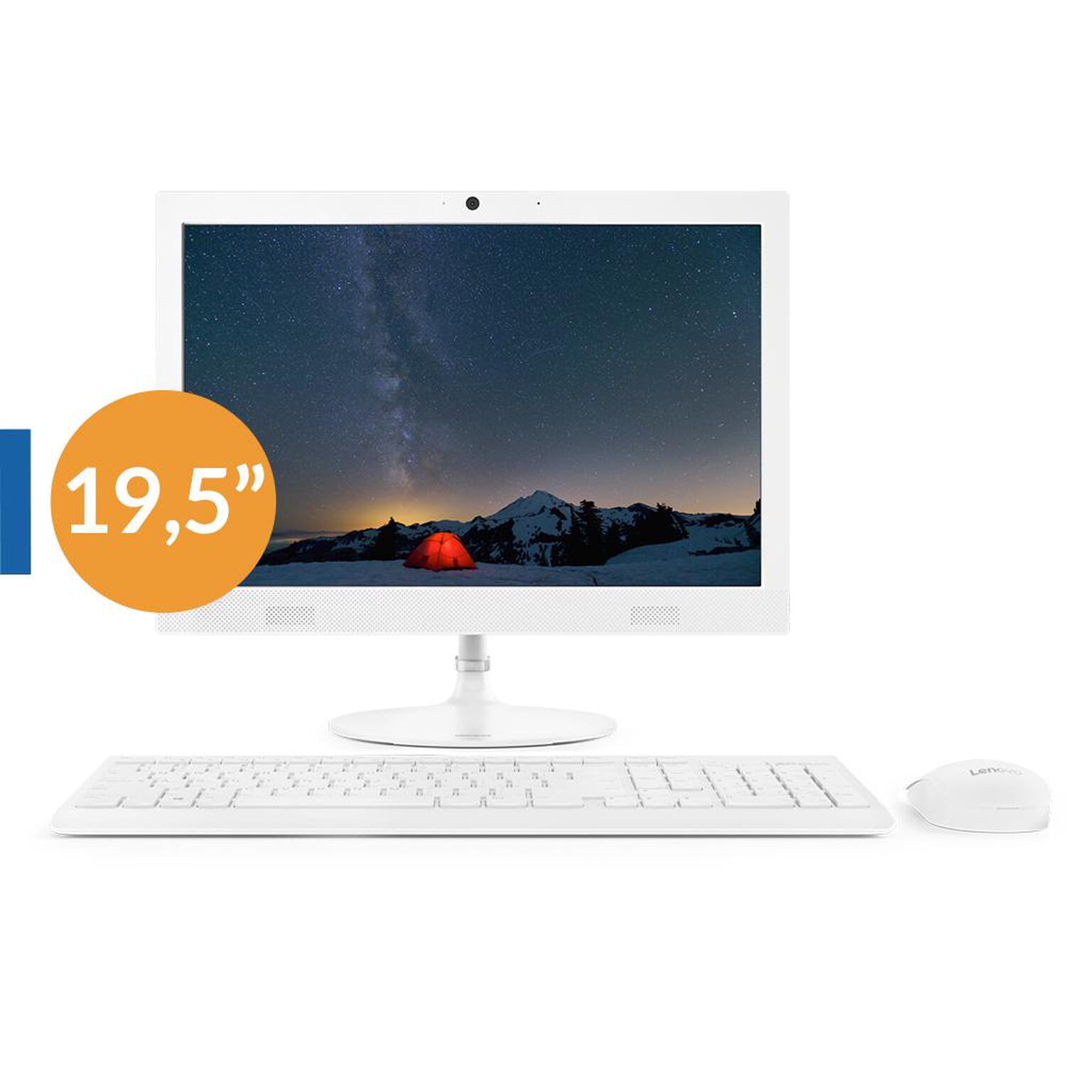 All In One Lenovo Ideacentre Aio 330 / Intel Celeron / 4 Gb Ram / Intel Uhd Graphics 600 / 500 Gb Hdd / 19.5" image number 0.0