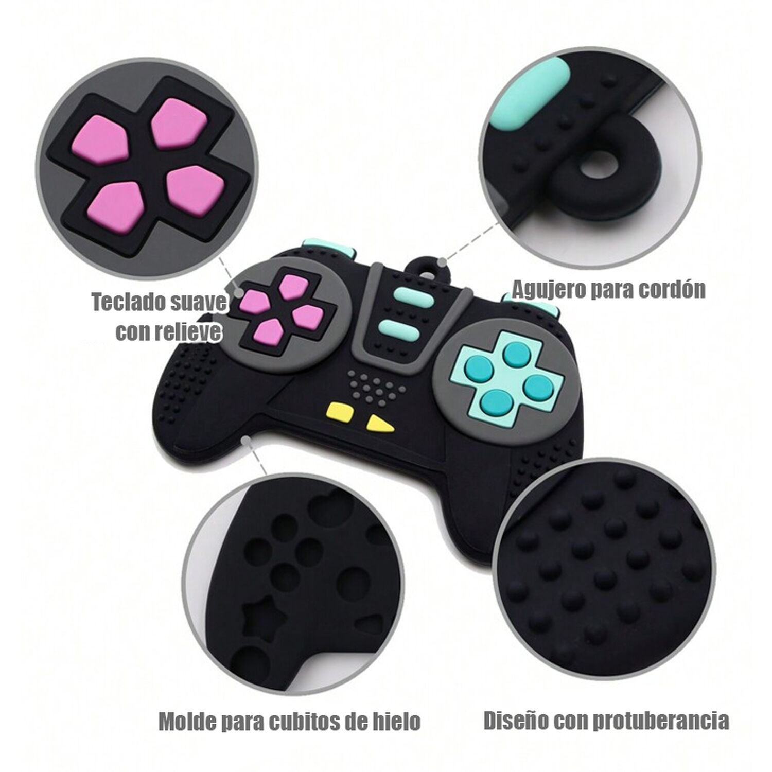 Mordedor Sensorial Denticion Silicona Control Remoto Bebe image number 2.0