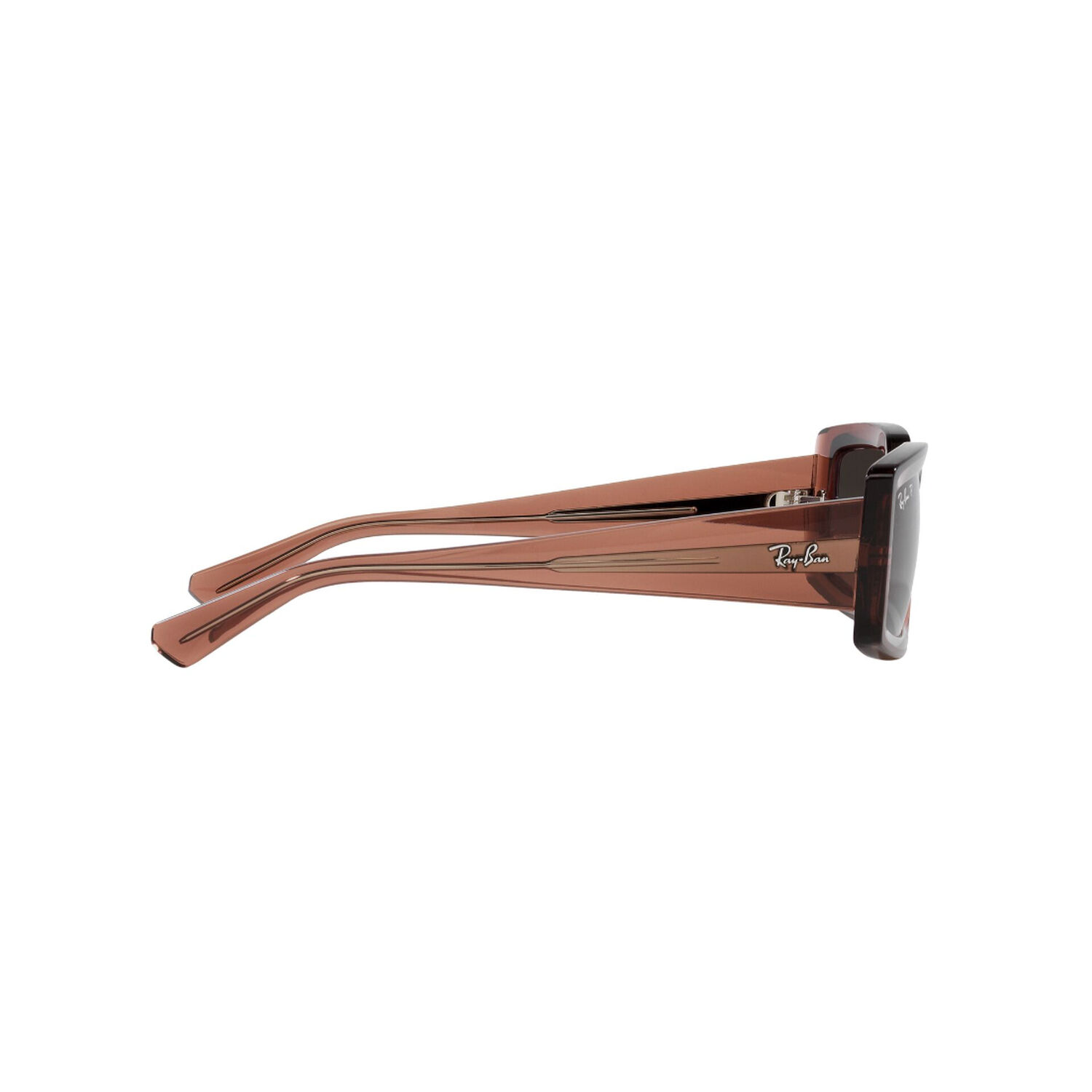Lentes De Sol Kiliane Transparent Brown Polarizados Bio-based Sustentable Ray-ban image number 9.0