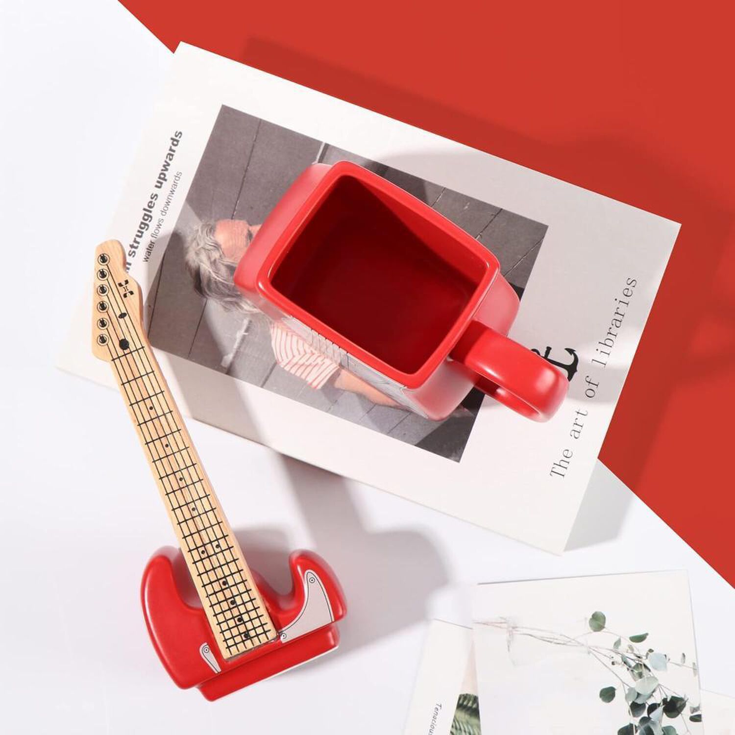 Tazon Ceramica 3d Xl Guitarra Music Guitar Mug image number 7.0
