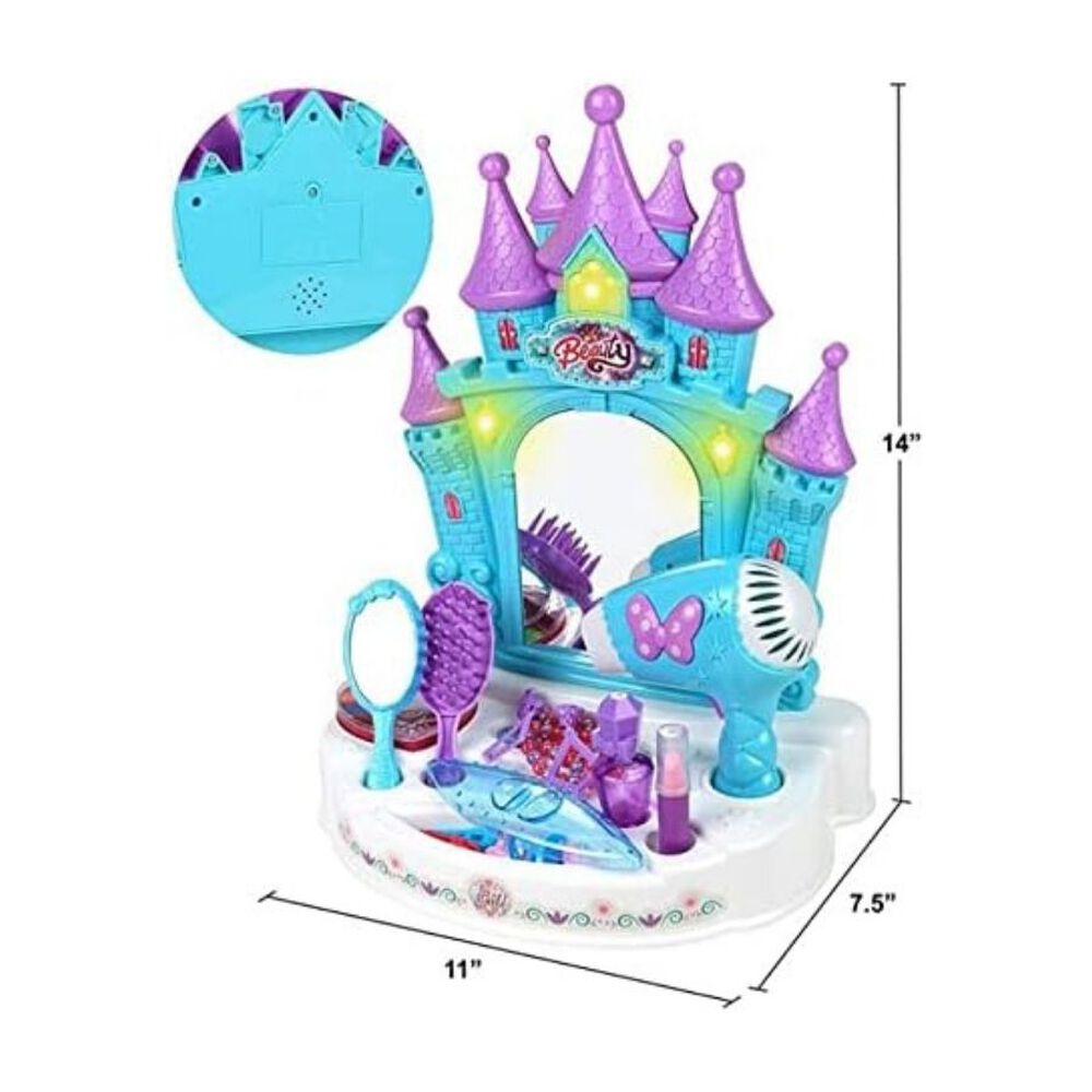 Tocador Castillo Princesa Con Accesorios Musica Y Luces image number 4.0