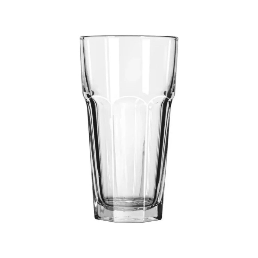 Set 6 Vasos Agua Bebida Cóctel Vidrio 468 Ml Transparente image number 0.0