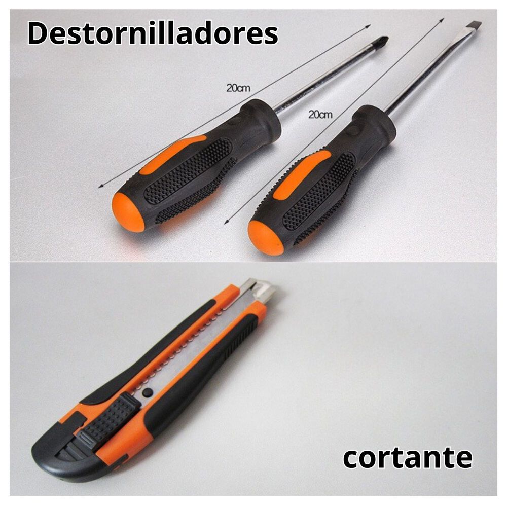 Set 31 Piezas Herramientas Electricista + Maletín Portátil image number 4.0