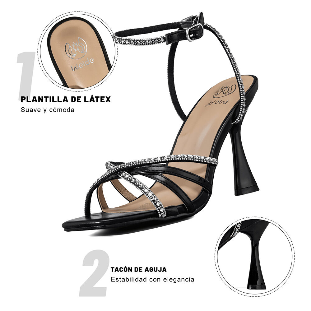 Sandalia Taco Alto Fiesta Mujer Weide Qiu385 image number 7.0