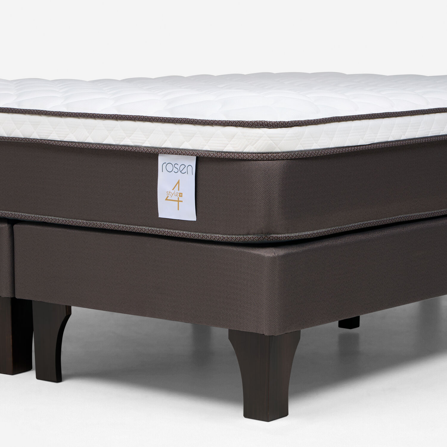 Cama Europea Rosen New Style 4 Plus / 2 Plazas / Base Dividida image number 2.0