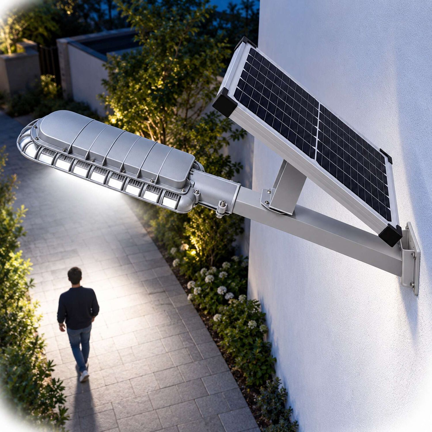 Luminaria Solar Peatonal Austral 400w Con Panel De Alta Eficiencia image number 3.0
