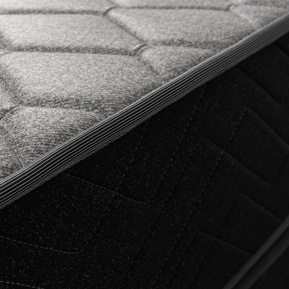 Cama Europea Celta Apolo Black / 1 Plaza / Base Normal + Velador image number 2.0