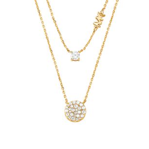 Collar Doble Michael Kors Dorado Mujer