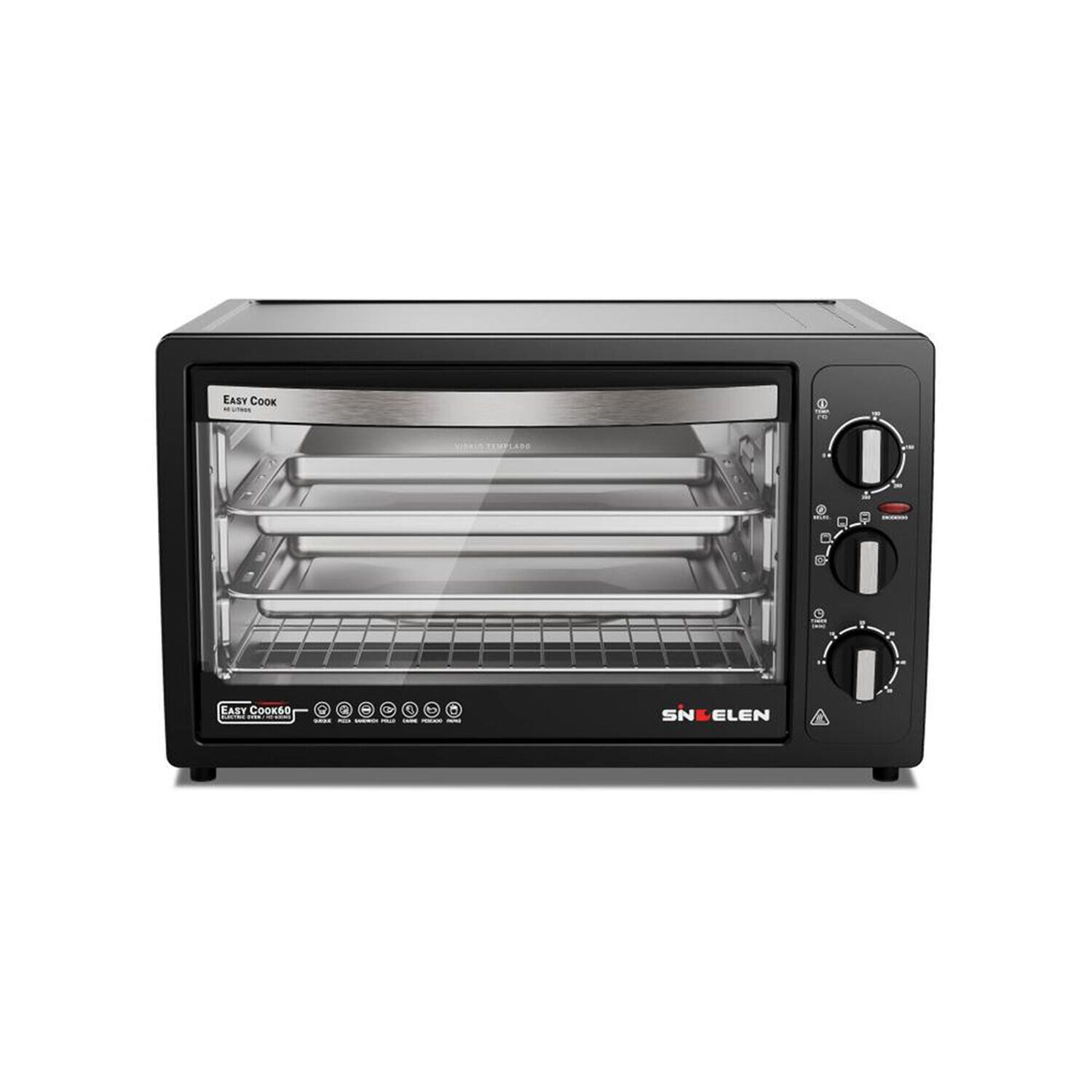 Horno El&eacute;ctrico 60 Litros Sindelen He-600ng image number 0.0