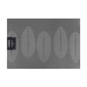 Individual De Mesa Nautica Home 45x30cm Reversible Hojas Gris