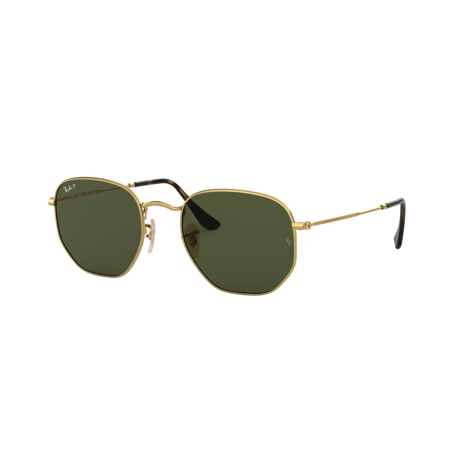 Lentes De Sol Hexagonal Verde Polarizados Ray-ban image number 1.0