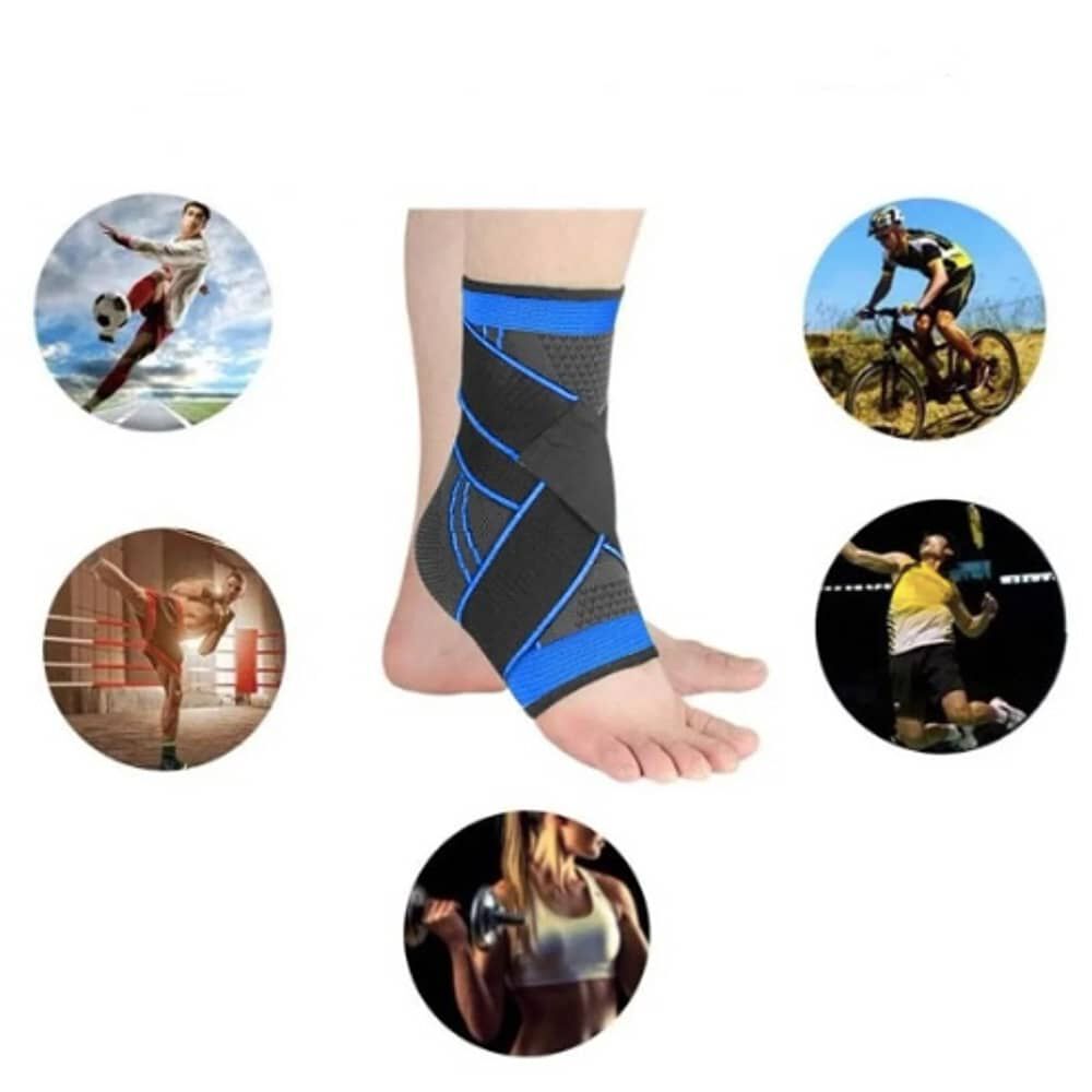 Tobillera Venda Elastica Ortopedica Compresi&oacute;n Dolor Tobillo image number 3.0
