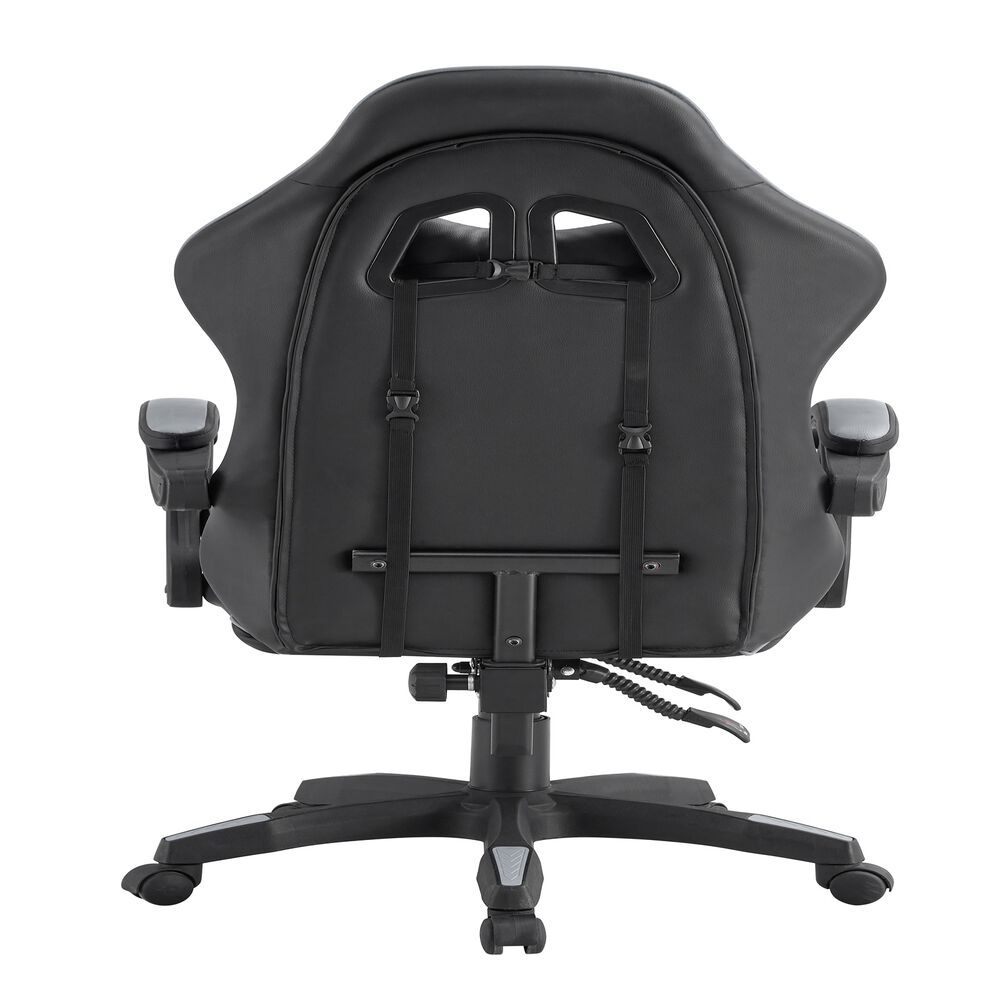 Silla Gamer Pro Tokio Ergonomica Reclinable Color Gris Bmg-17g Arthome image number 4.0