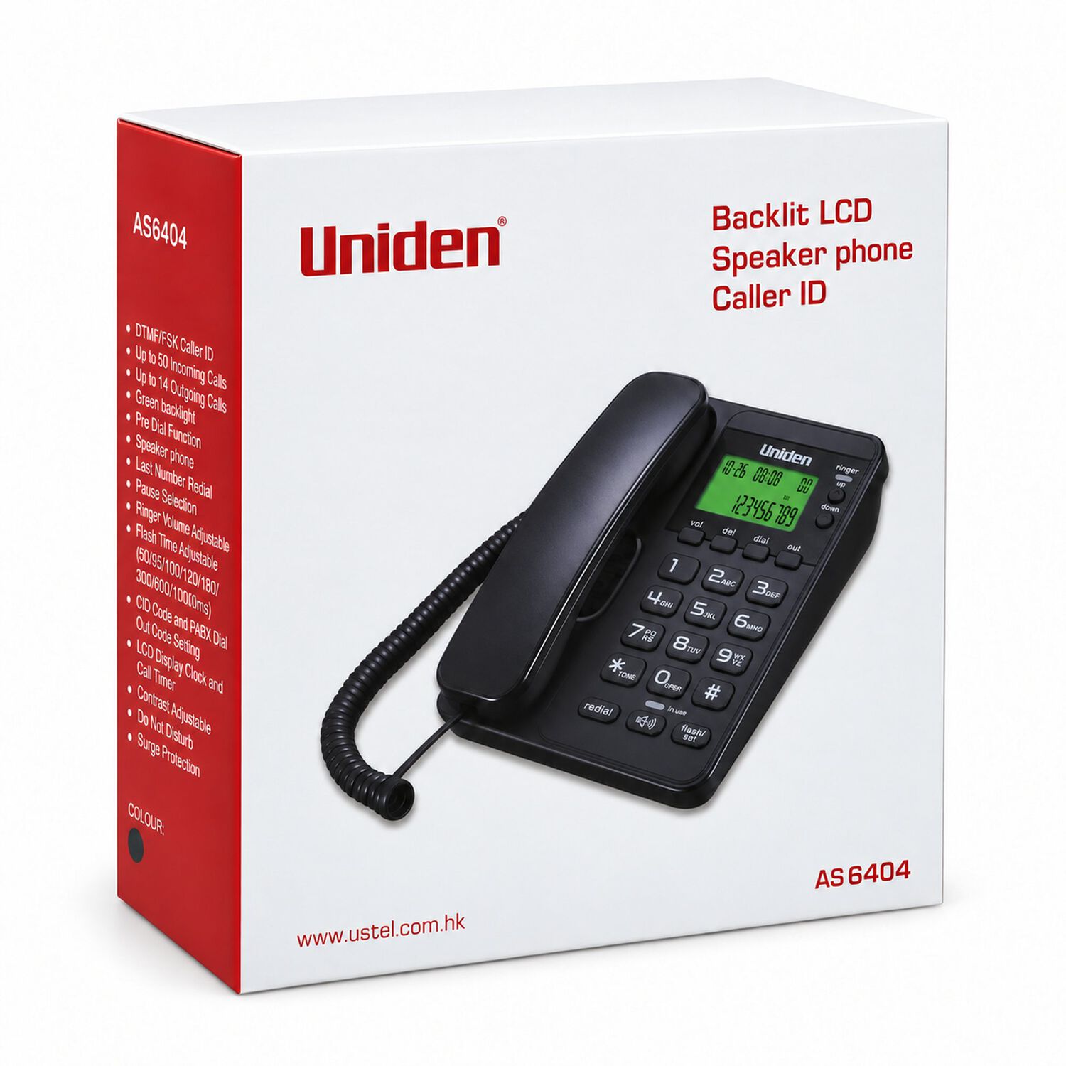 Tel&eacute;fono Uniden Und6404n Manos Libres Pantalla Lcd Negro image number 7.0