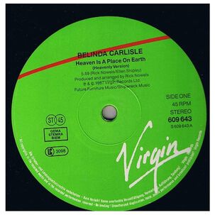 Belinda Carlisle - Heaven Is A Place On Earth | 12" Maxi Single Vinilo Usado