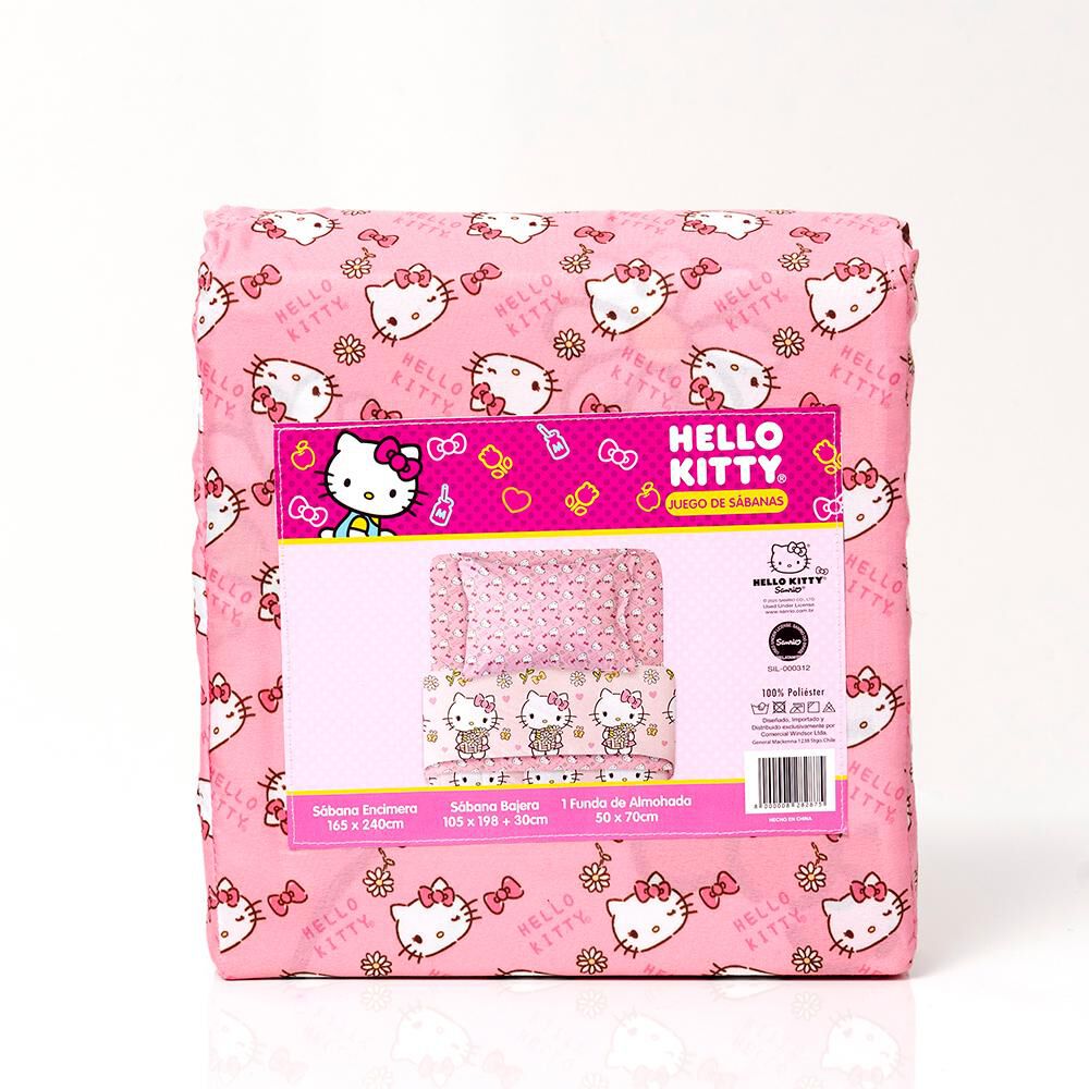 Juego De S&aacute;banas Hello Kitty Margari / 1.5 Plazas image number 2.0