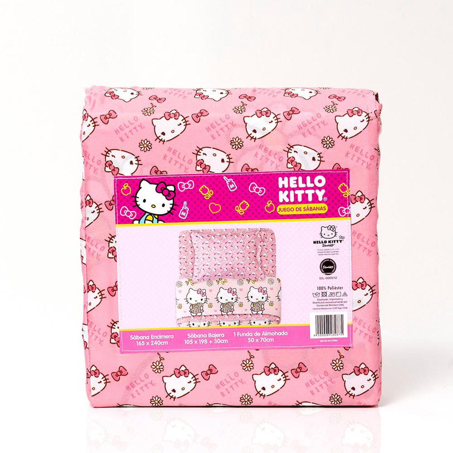 Juego De S&aacute;banas Hello Kitty Margari / 1.5 Plazas image number 2.0