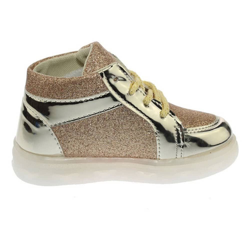 Zapatilla Con Luces Dorado Via Franca Art: 10252gold image number 7.0