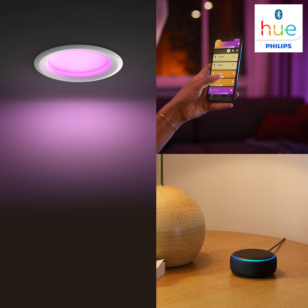 Philips Hue 4" Retrofit Recessed Downlight - White Ambiance image number 4.0