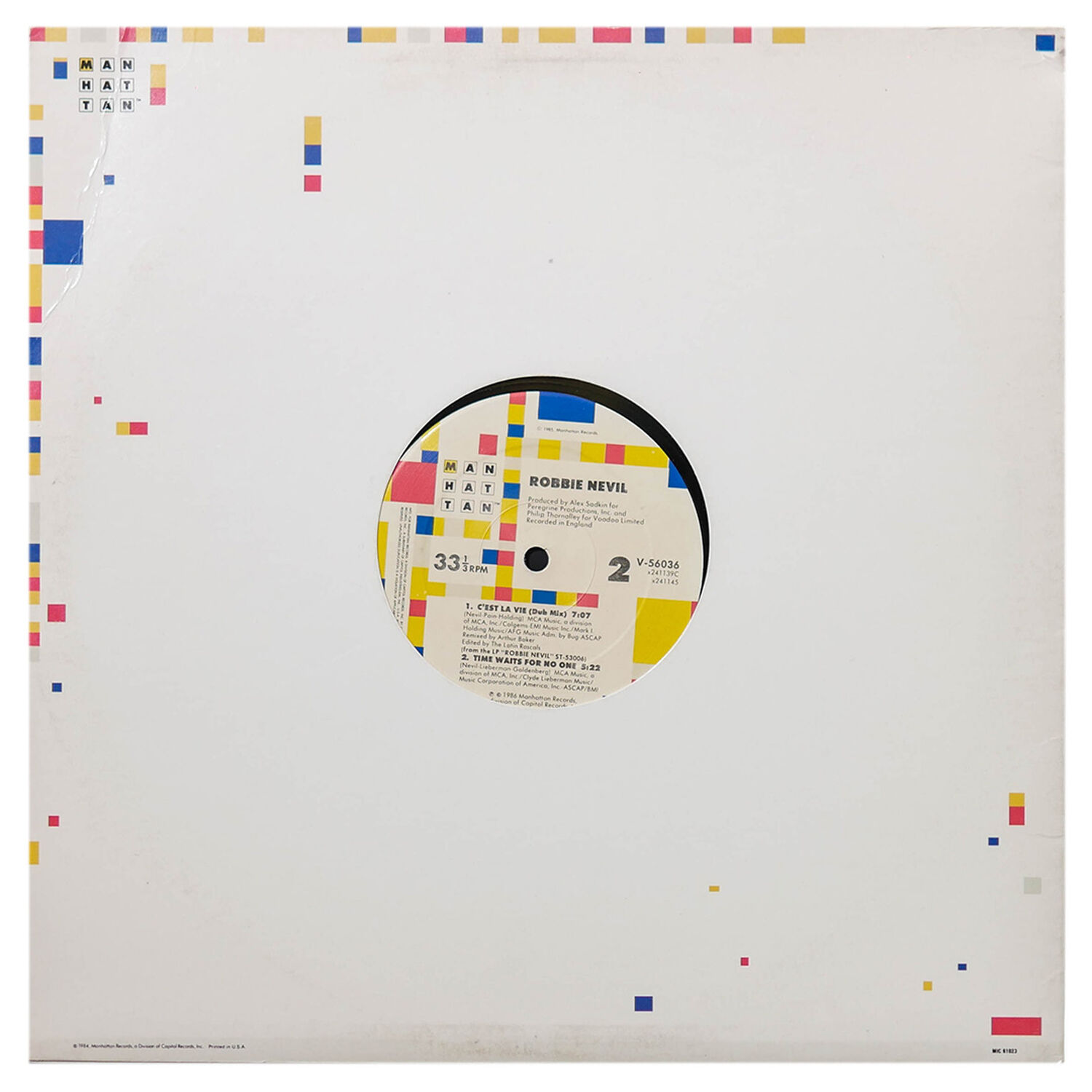 Robbie Nevil - C'est La Vie | 12" Maxi Single Usado image number 1.0