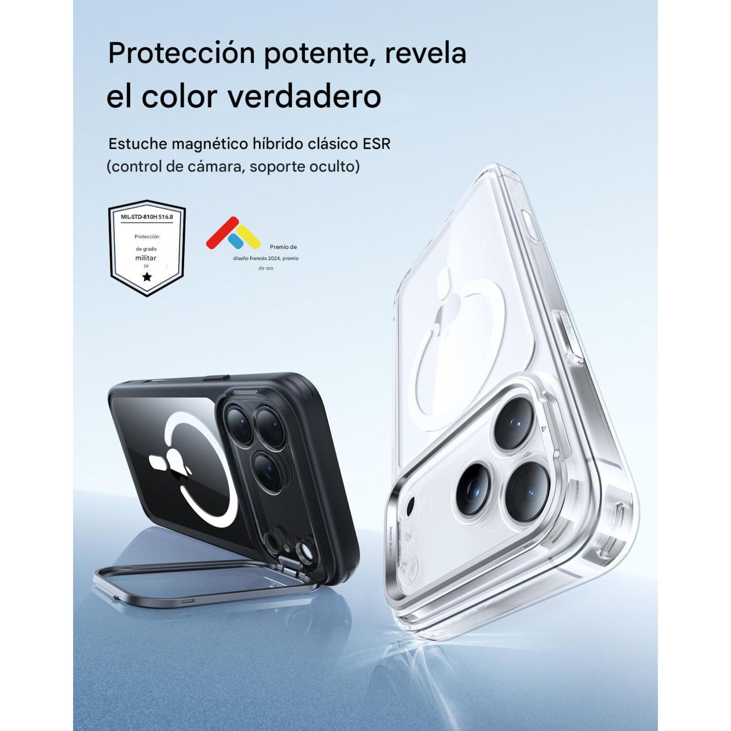 Para Iphone 17 Pro Max - Carcasa Magsafe Con Soporte image number 1.0