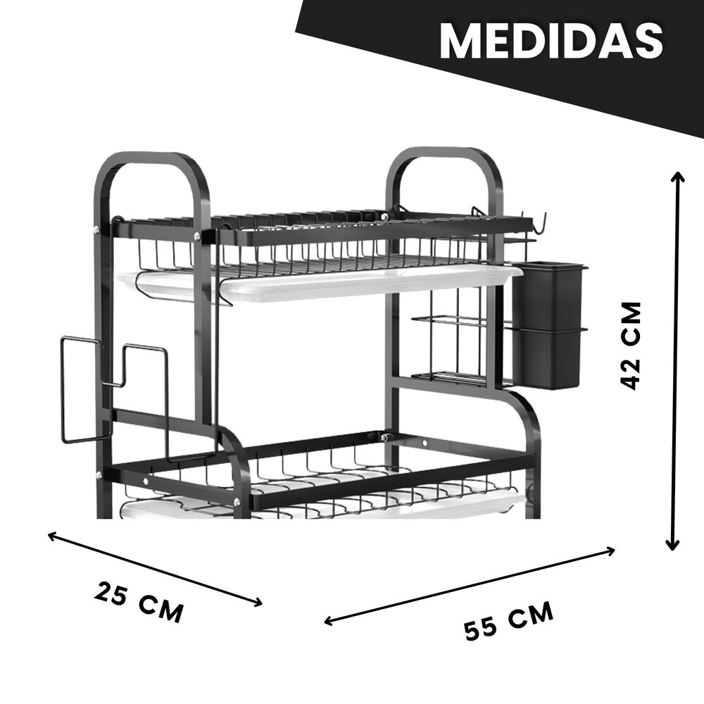 Secaplatos Escurridor Acero Inoxidable image number 1.0