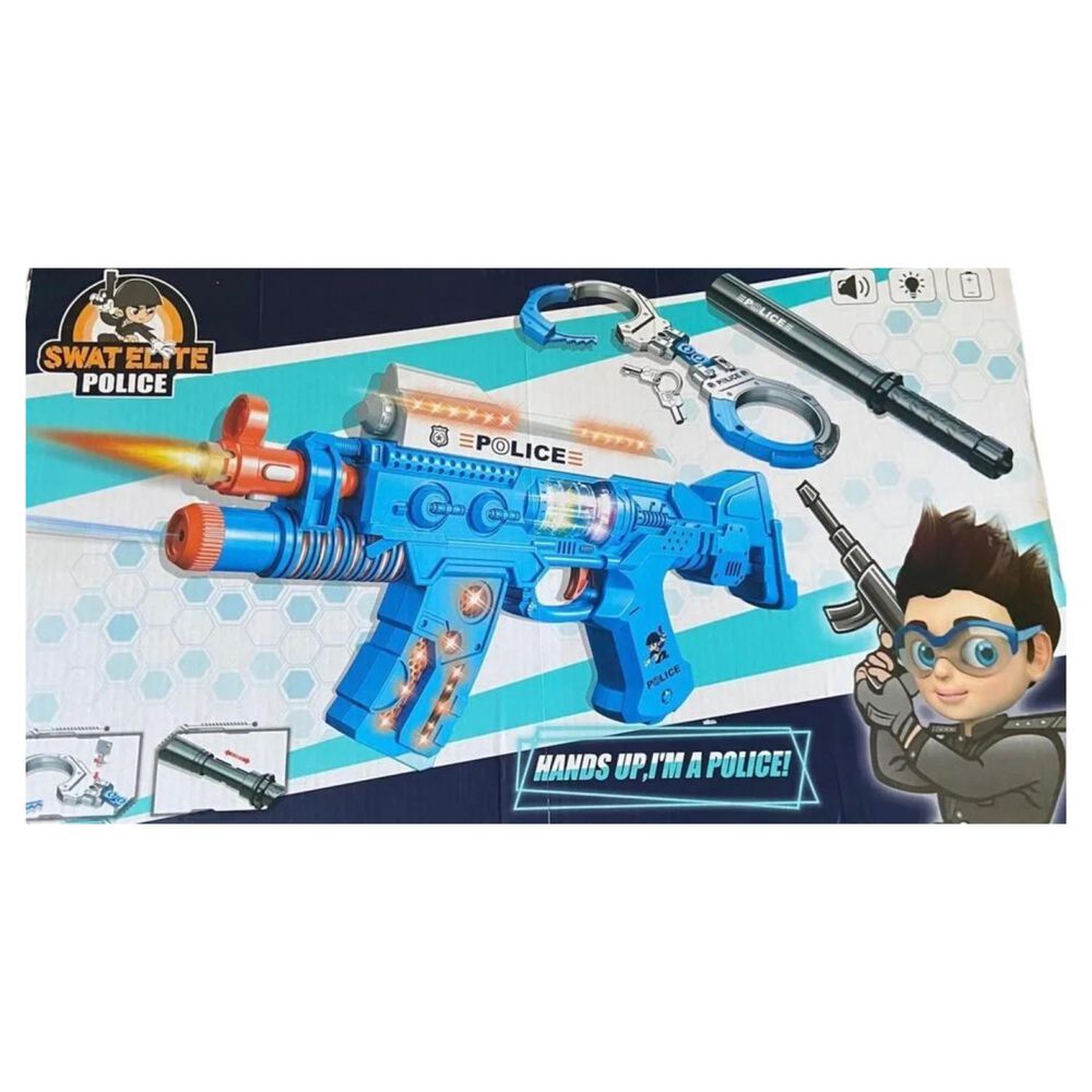 Juguete Set De Policia Luces Y Sonidos 3 En 1 Infantil image number 7.0