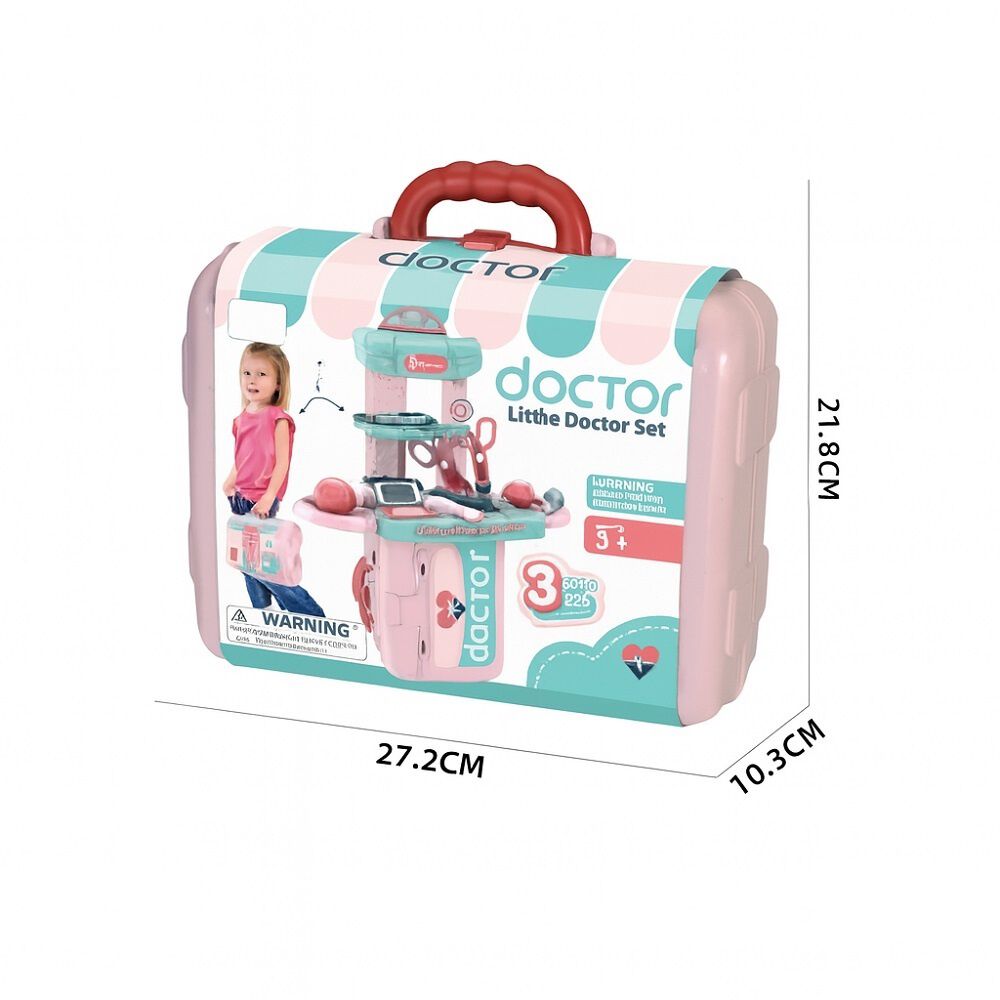 Malet&iacute;n De Juguete Little Doctor 3 En 1 Con Accesorios Ni&ntilde;os image number 4.0