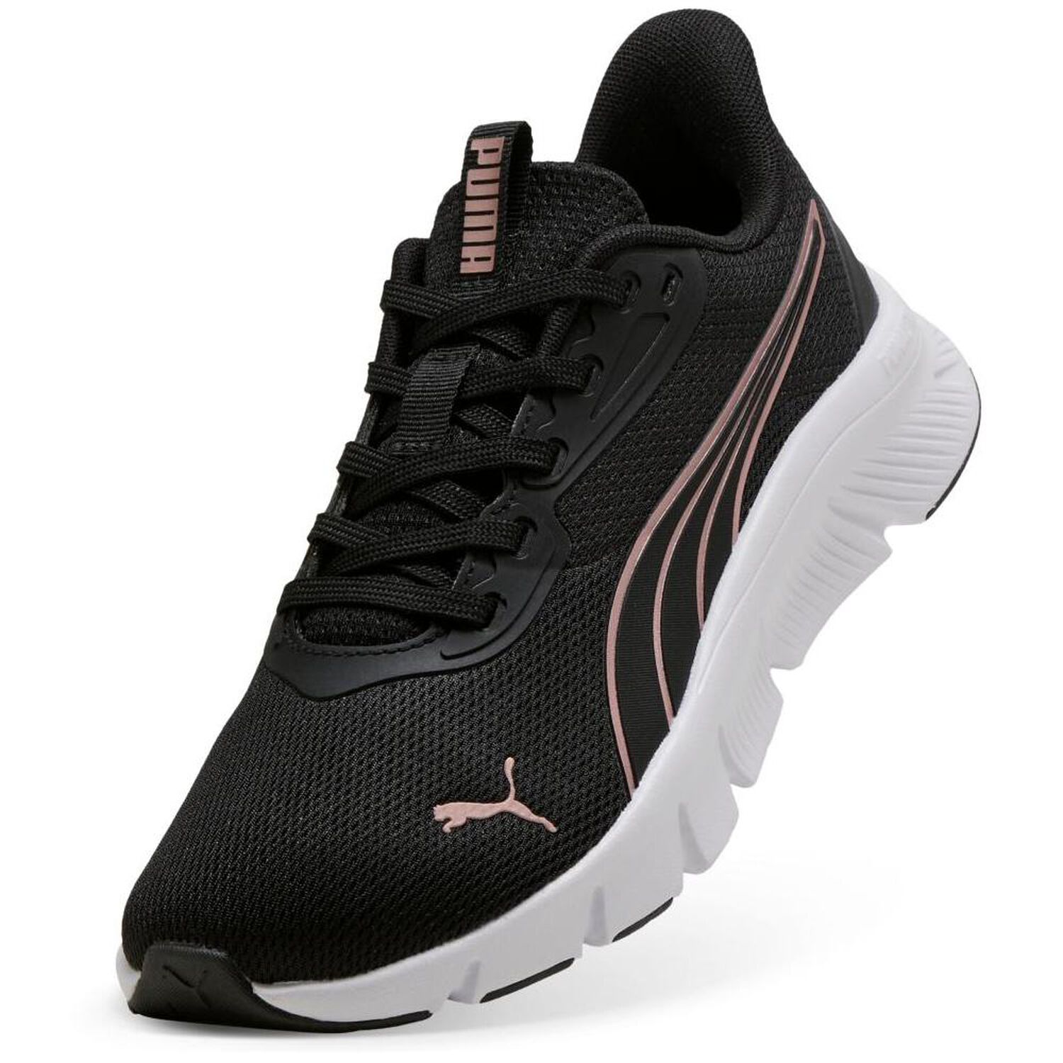 Zapatilla Running Mujer Puma Flexfocus Lite Negro image number 5.0