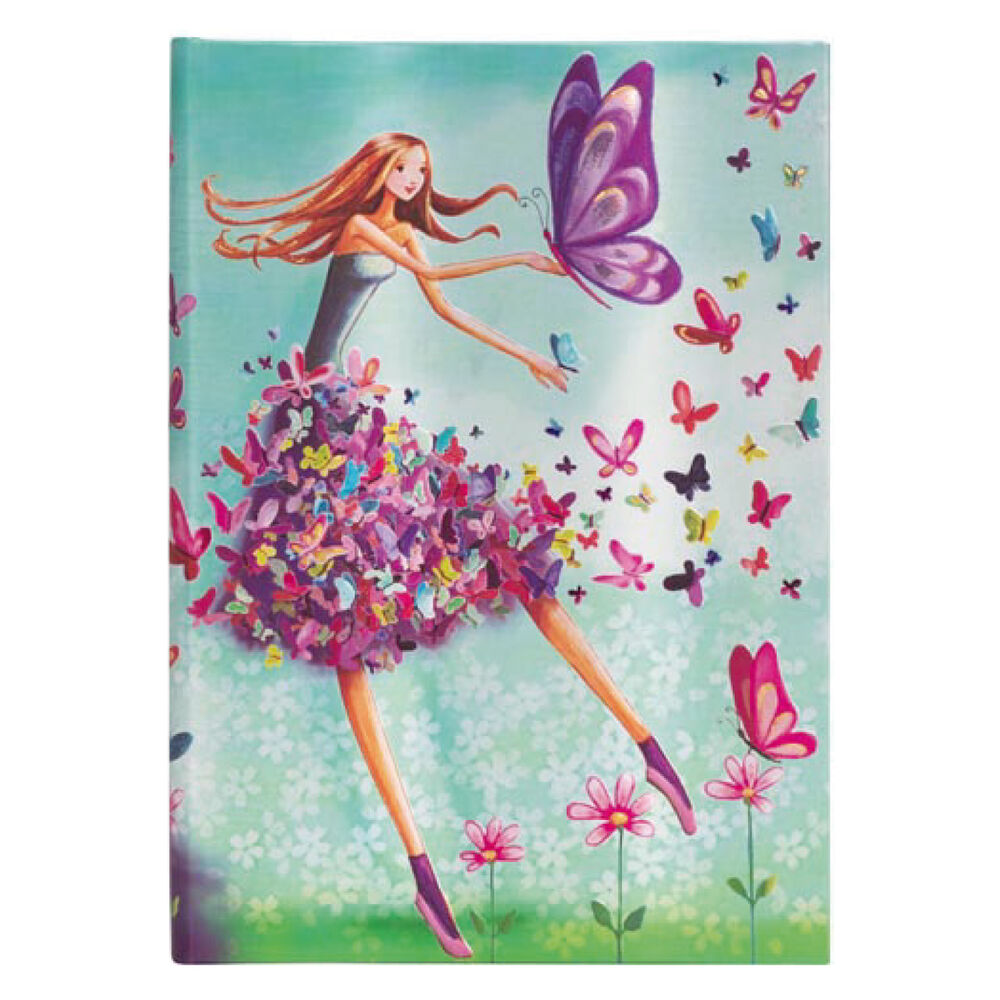 Libreta Summer Butterflies Midi Tapa Dura image number 3.0