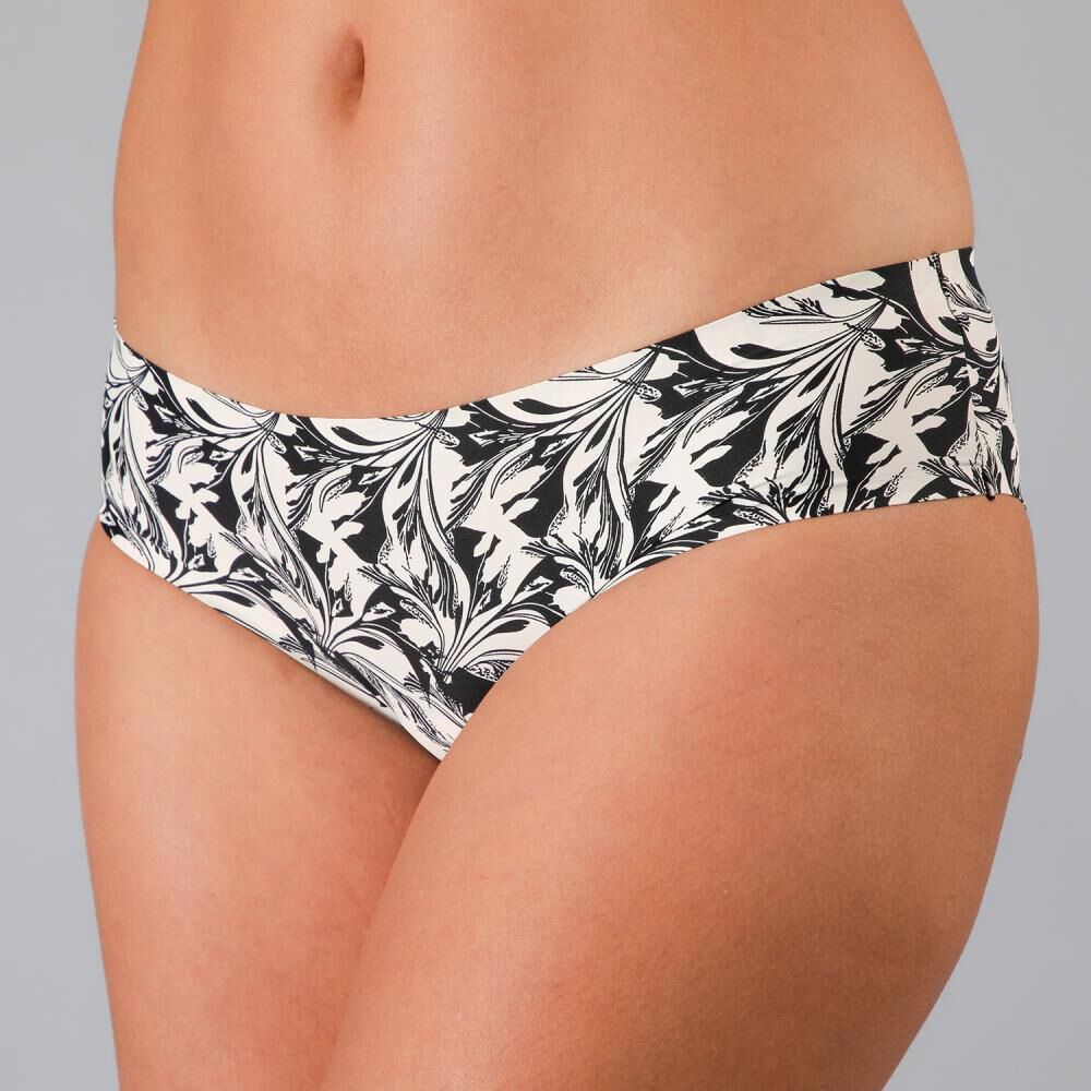 Pack 3x Pantaleta Micro Print Bonded Flores image number 3.0