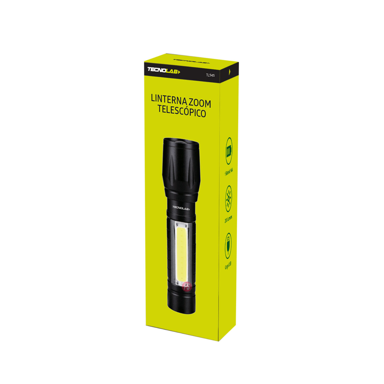 Linterna Led Con Zoom Telesc&oacute;pico 9cms - Ps image number 3.0
