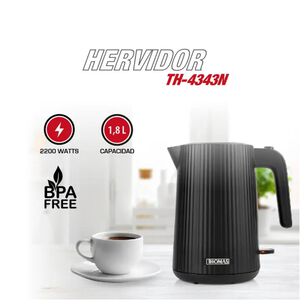 Hervidor Electrico 1700ml 220w Blanco Th-4340 Thomas