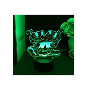 Lampara 3d Cuphead