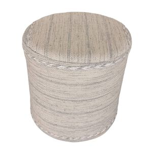 Pouf Kilim Gris Claro