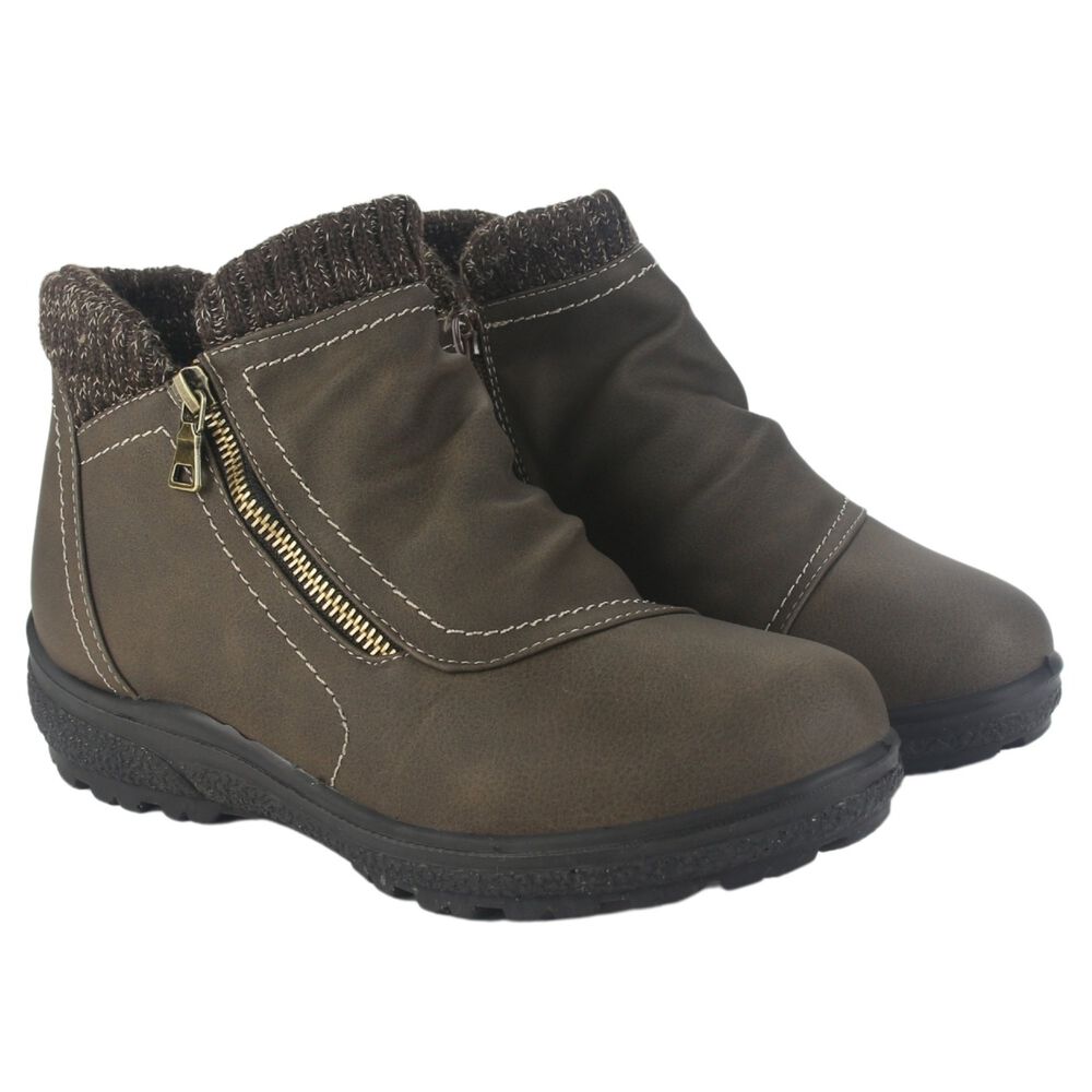 Botin Chalada Mujer Winter-1 Caf&eacute; Casual image number 4.0
