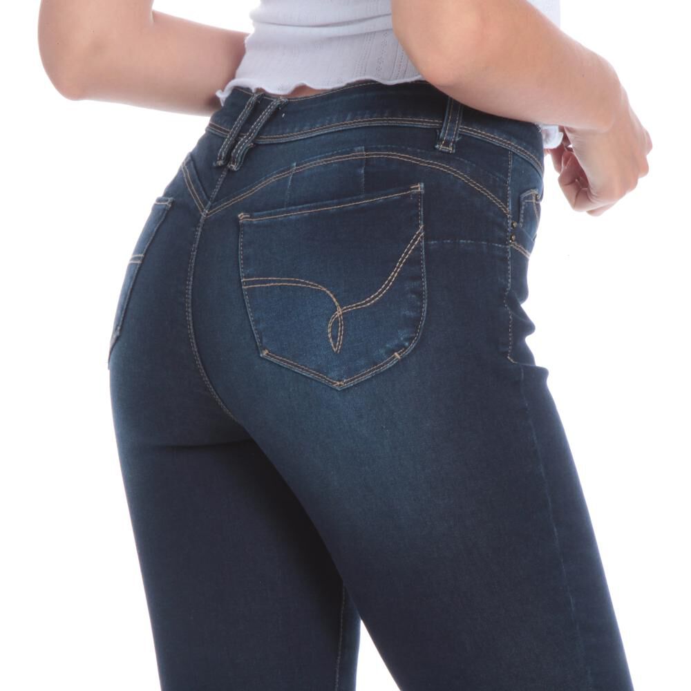 Jeans Tiro Alto Skinny Mujer Wados image number 4.0
