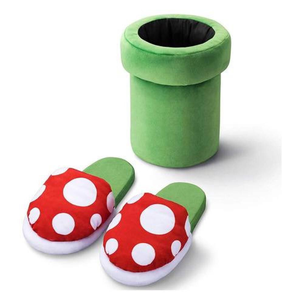 Pantuflas 3d Planta Piraña Carnivora Super Mario image number 0.0