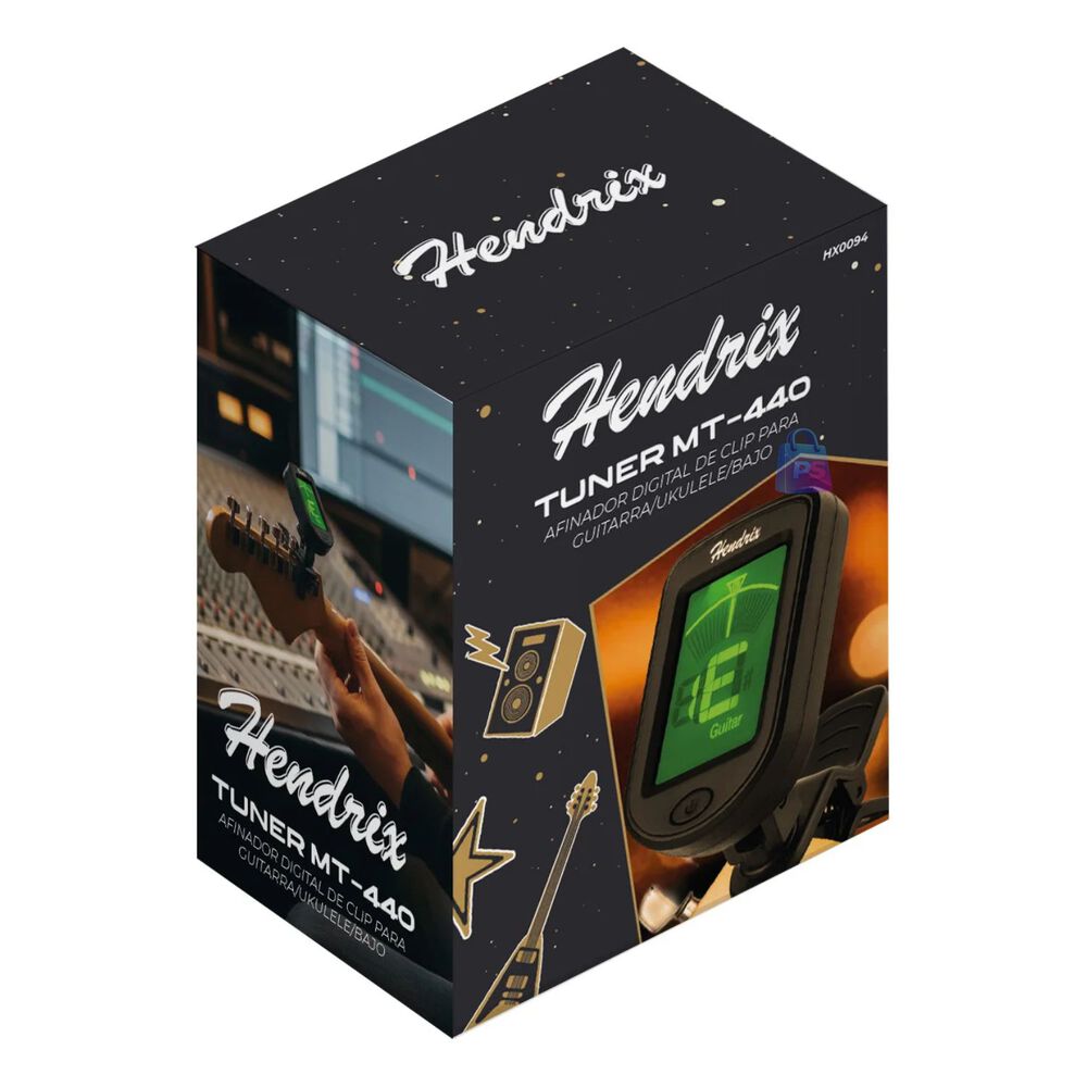 Afinador Digital Clip Cromatico 440hz Guitarra - Ps image number 2.0