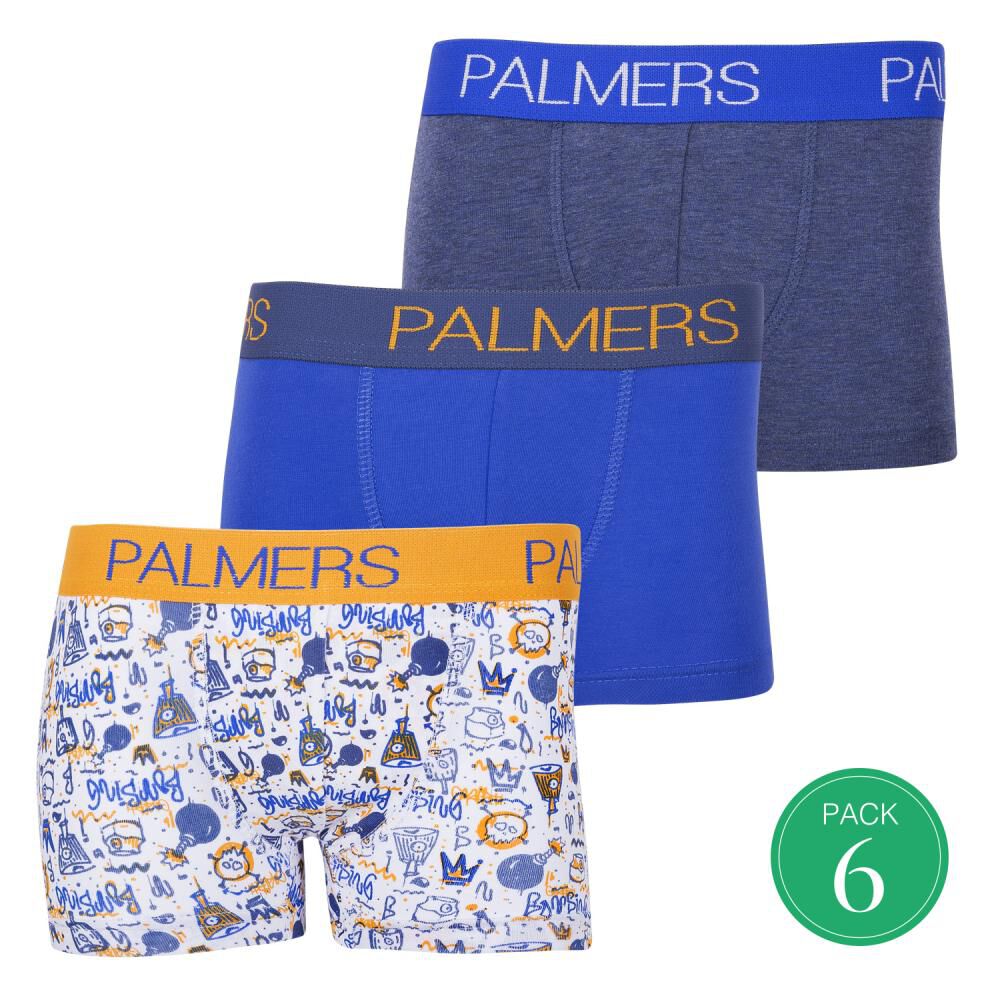 Boxer Niño Palmers / Pack 6 image number 0.0